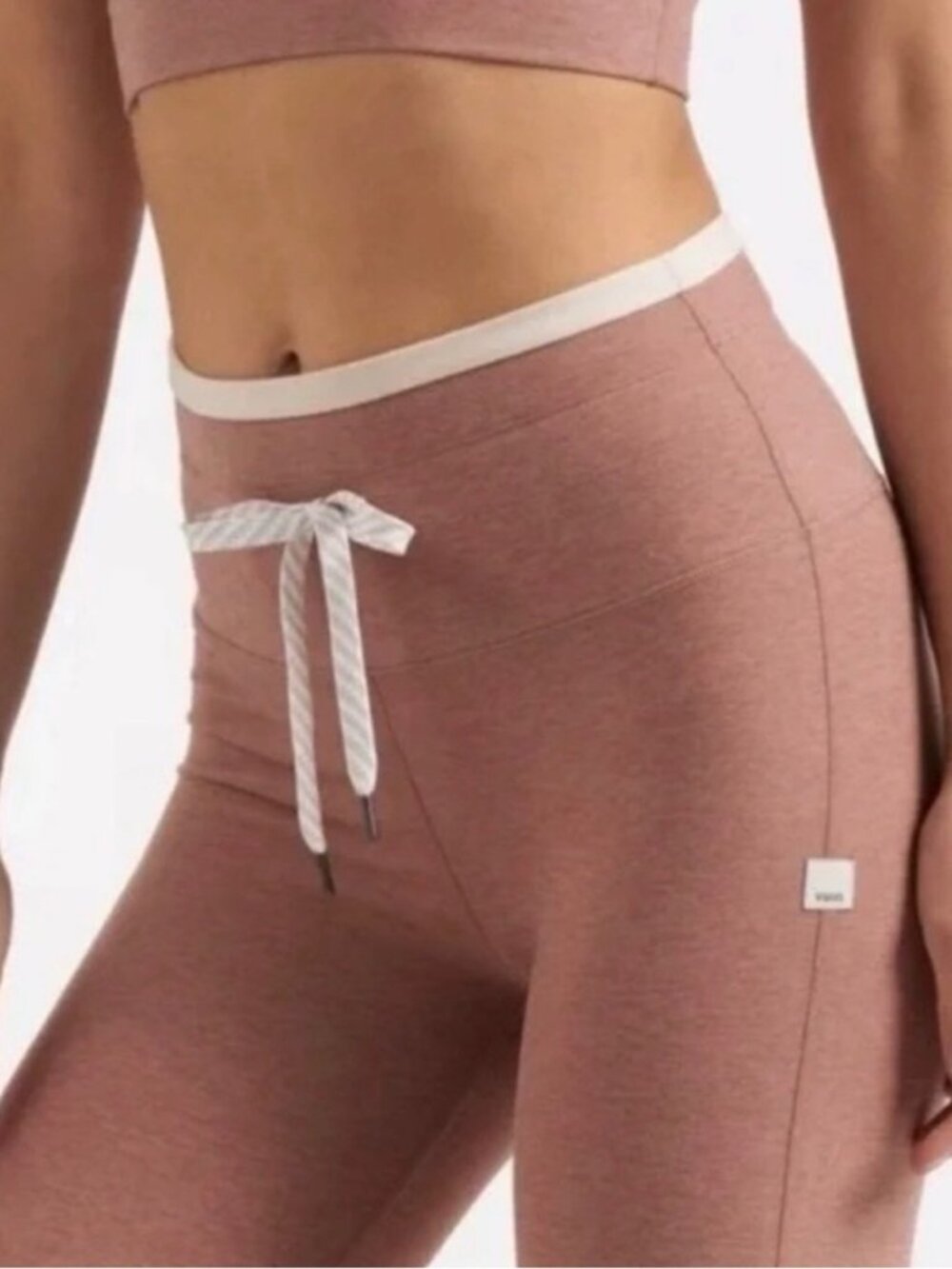 Vuori Women's Vibe Elevation Leggings Terracotta High Waisted Athletic Small